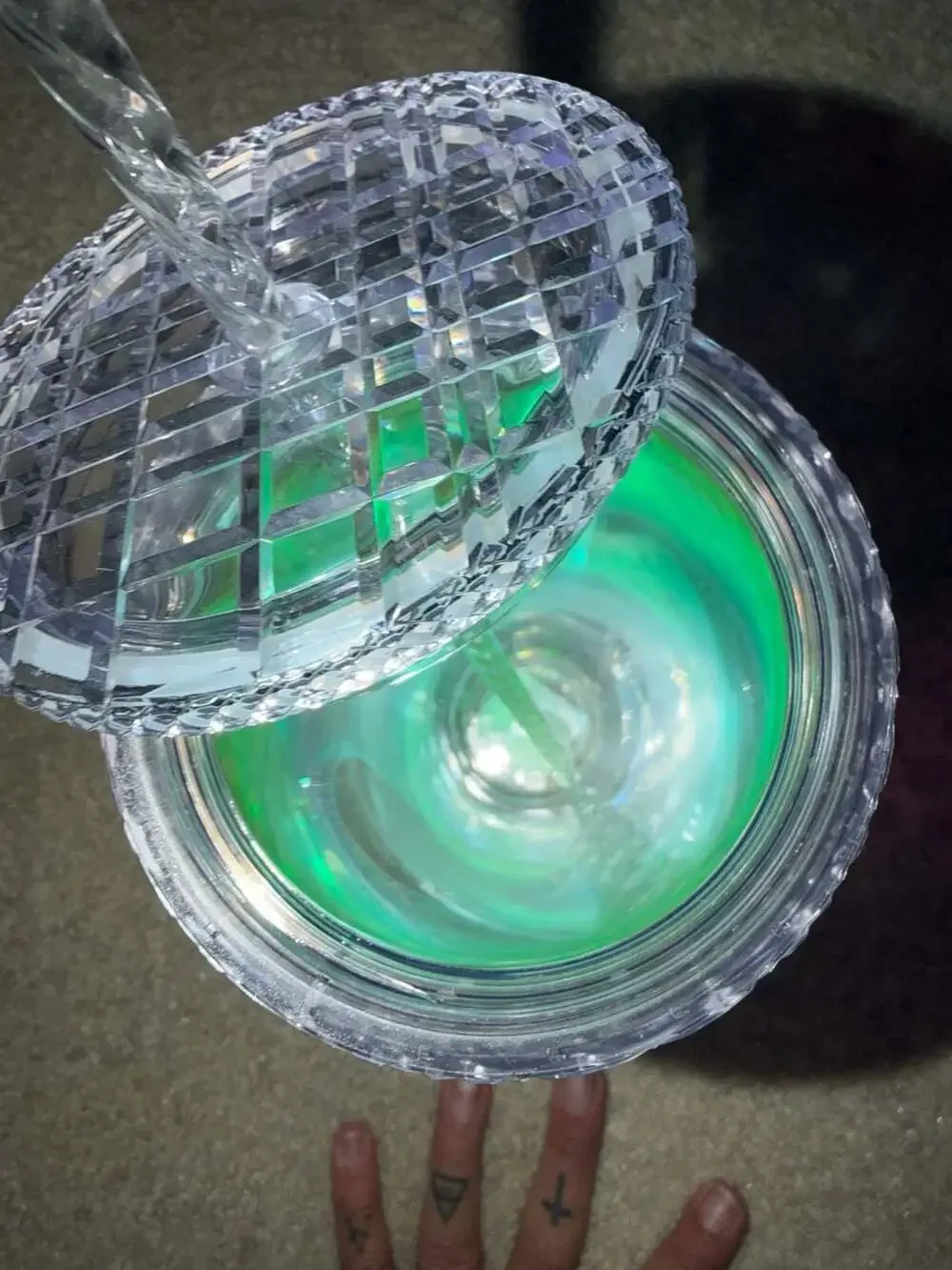 Starbucks 24oz Iridescent Studded Cold Cup Tumbler